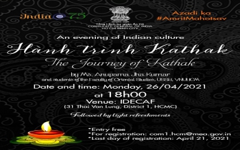 'The Journey of Kathak' - An evening of Indian Culture